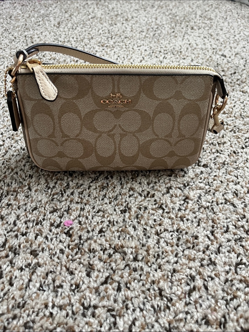 Coach Nolita 19 Signature Blocked Canvas